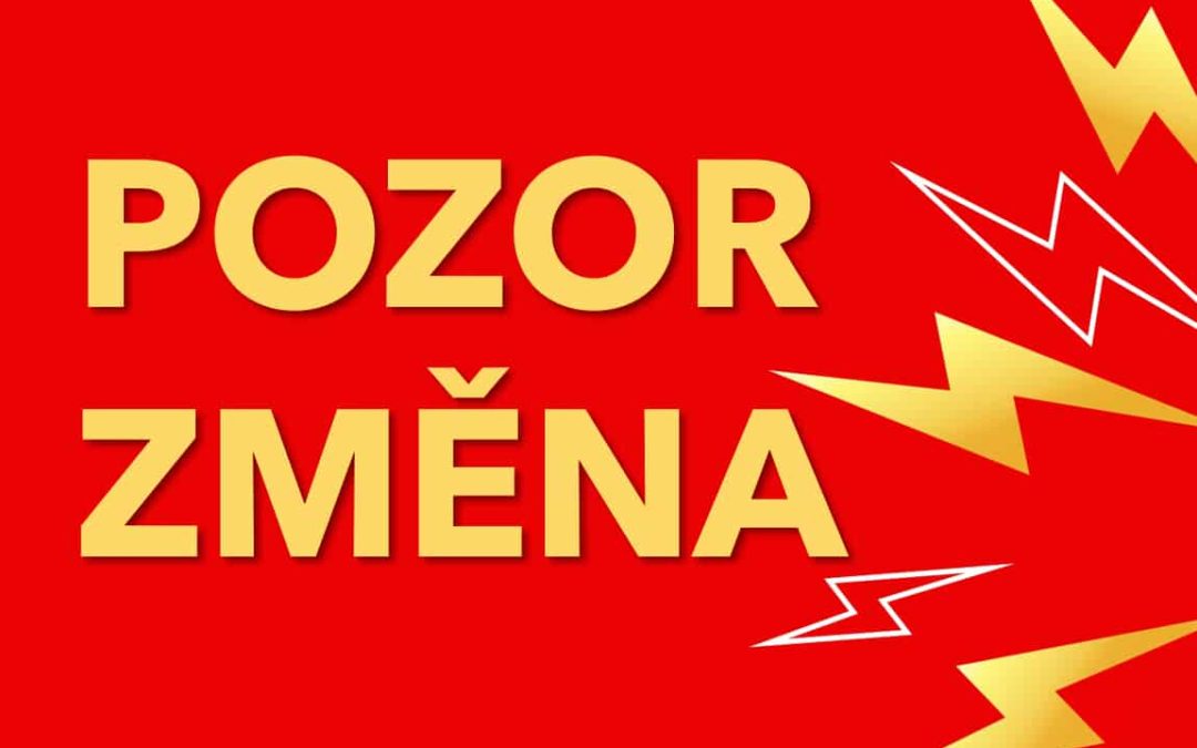 Změna programu 21.10.